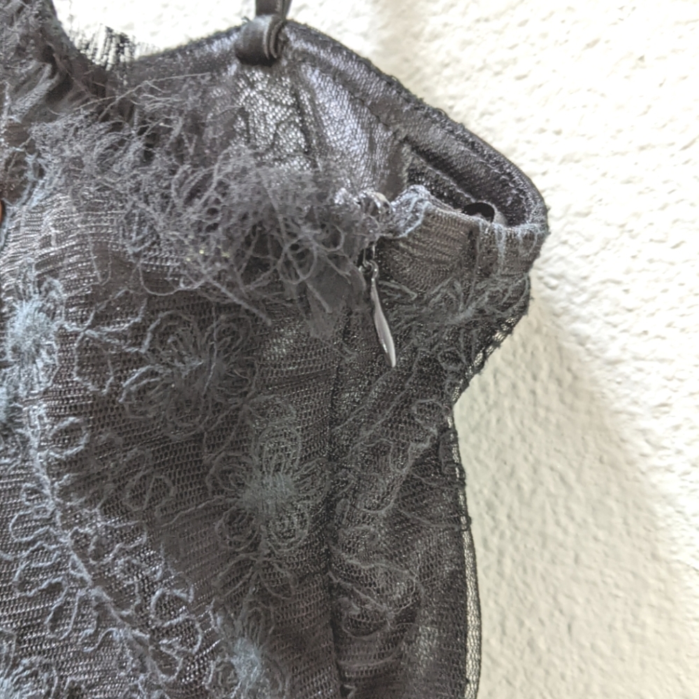 SOLD🔴 Y2k/2000s lace overlay dress - Picture 7 of 11